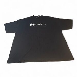 Steve-O’s Bachelor Party Retro Black Groom short sleeve T-Shirt